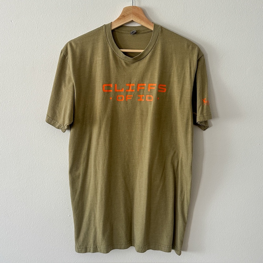 Next Level Apparel Cliffs of ID Culver City Green T-Shirt Size Medium